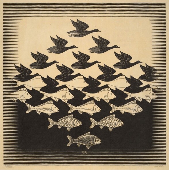 Escher: Sky and water